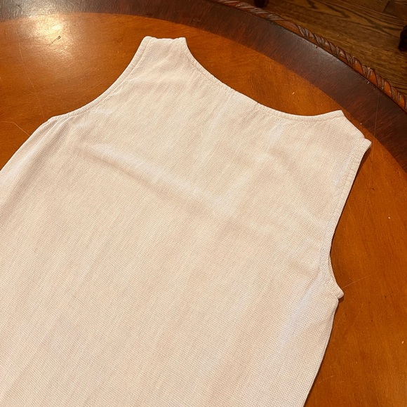 Eileen Fisher Women’s Linen Blend Tank Dress Grey/White Houndstooth Size Small - Picture 5 of 16